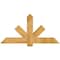 Ekena Millwork Kennewick Rough Sawn Timber Gable Bracket, Western Red Cedar, 60"W x 30"H x 2"D x 6"F, 12/12 Pitch GBW060X30X0206KEN00RWR - alternate 1